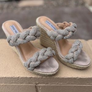 Steve Madden Sparkle Wedges